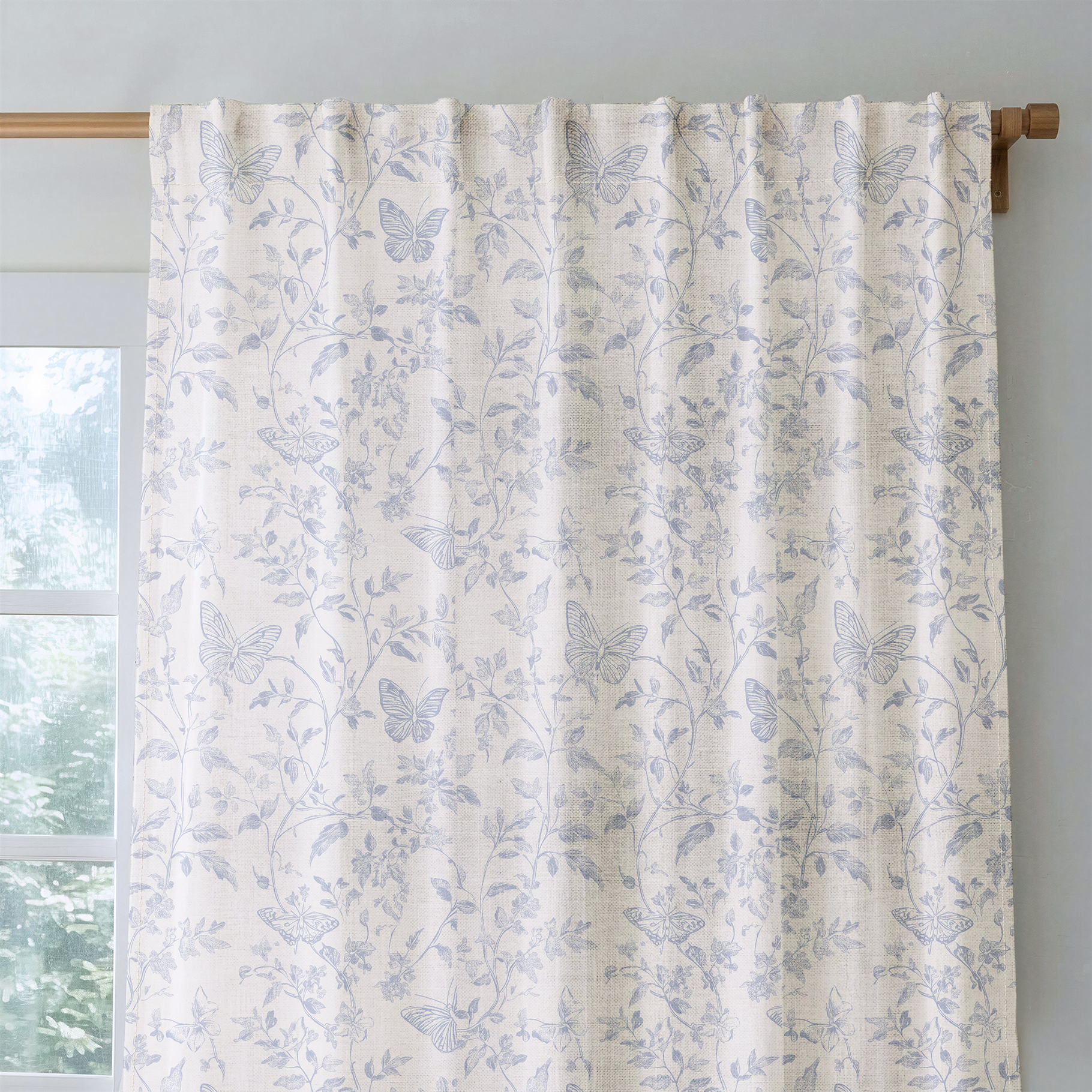 Germantown Blue - Drapery — rod