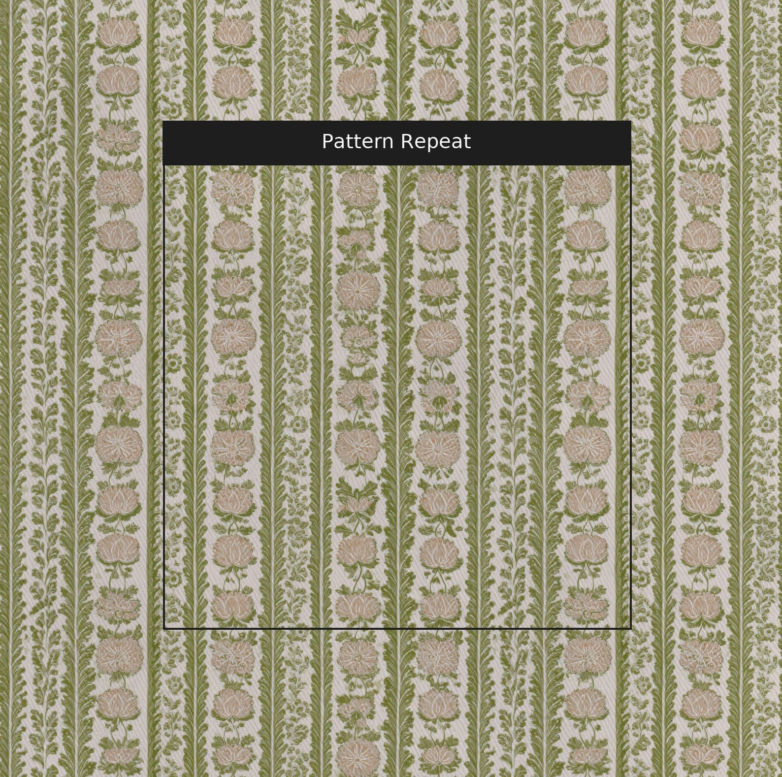 Blushfield Fabric by the Yard — pattern repeat