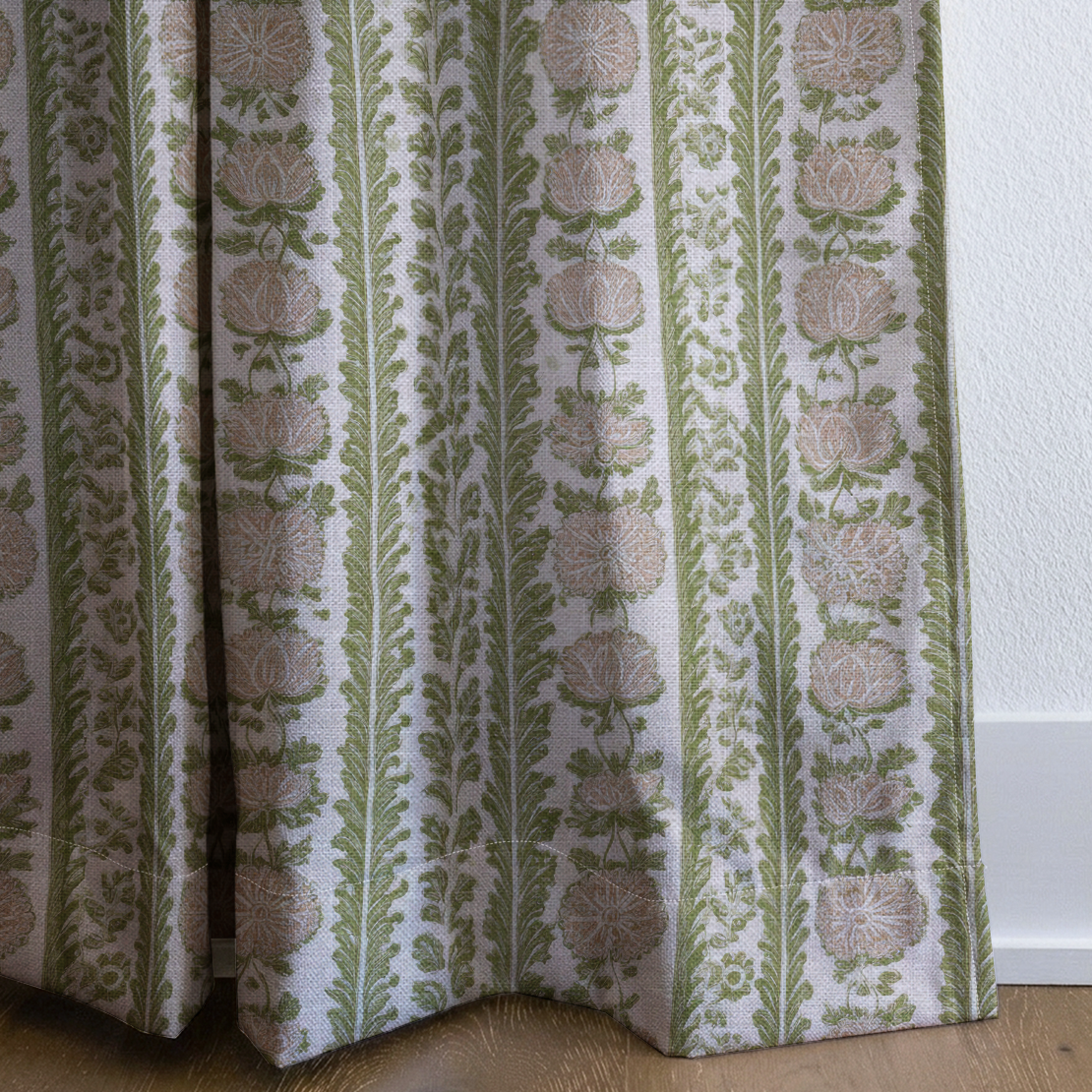 Blushfield - Drapery — corner closeup