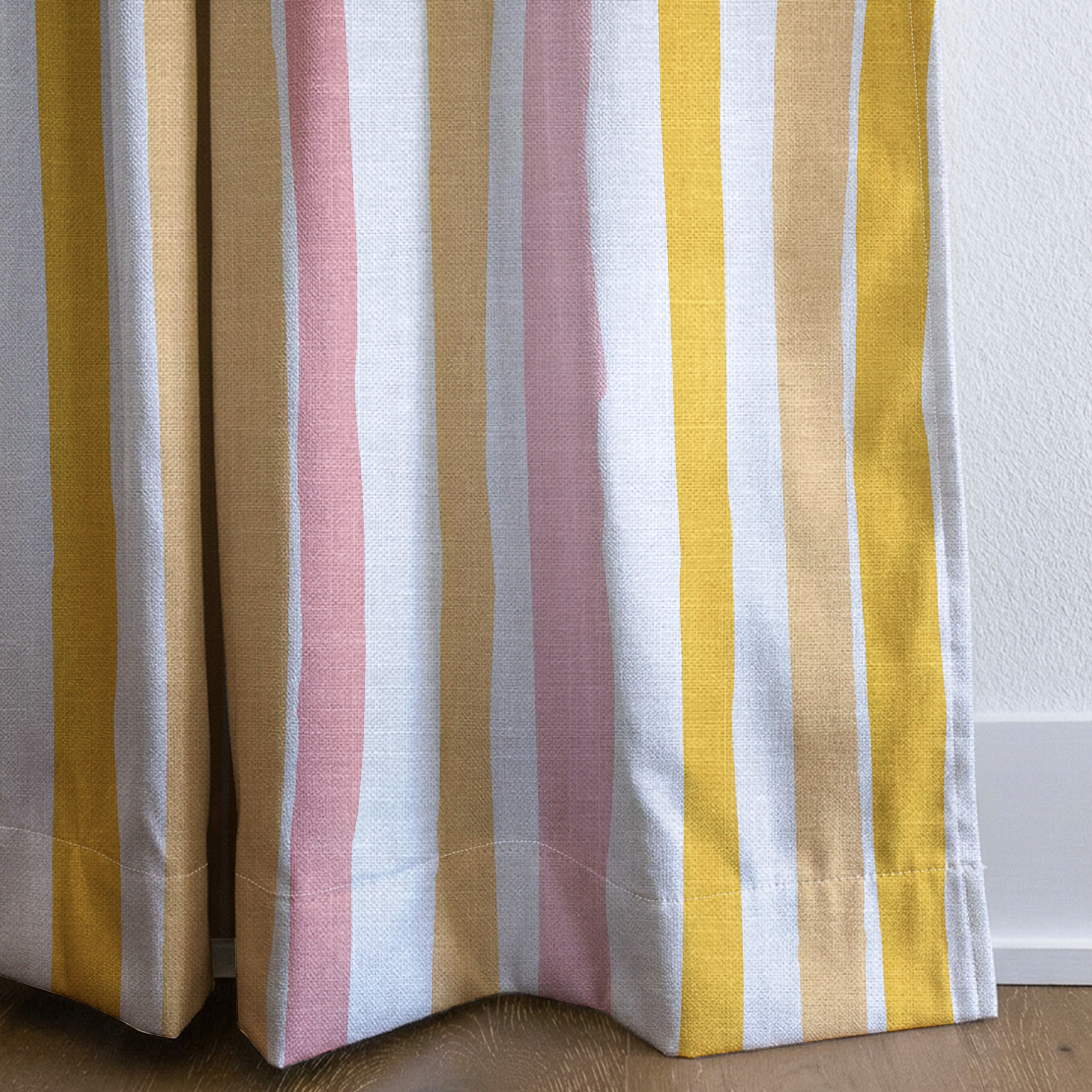 Luna - Drapery — corner closeup