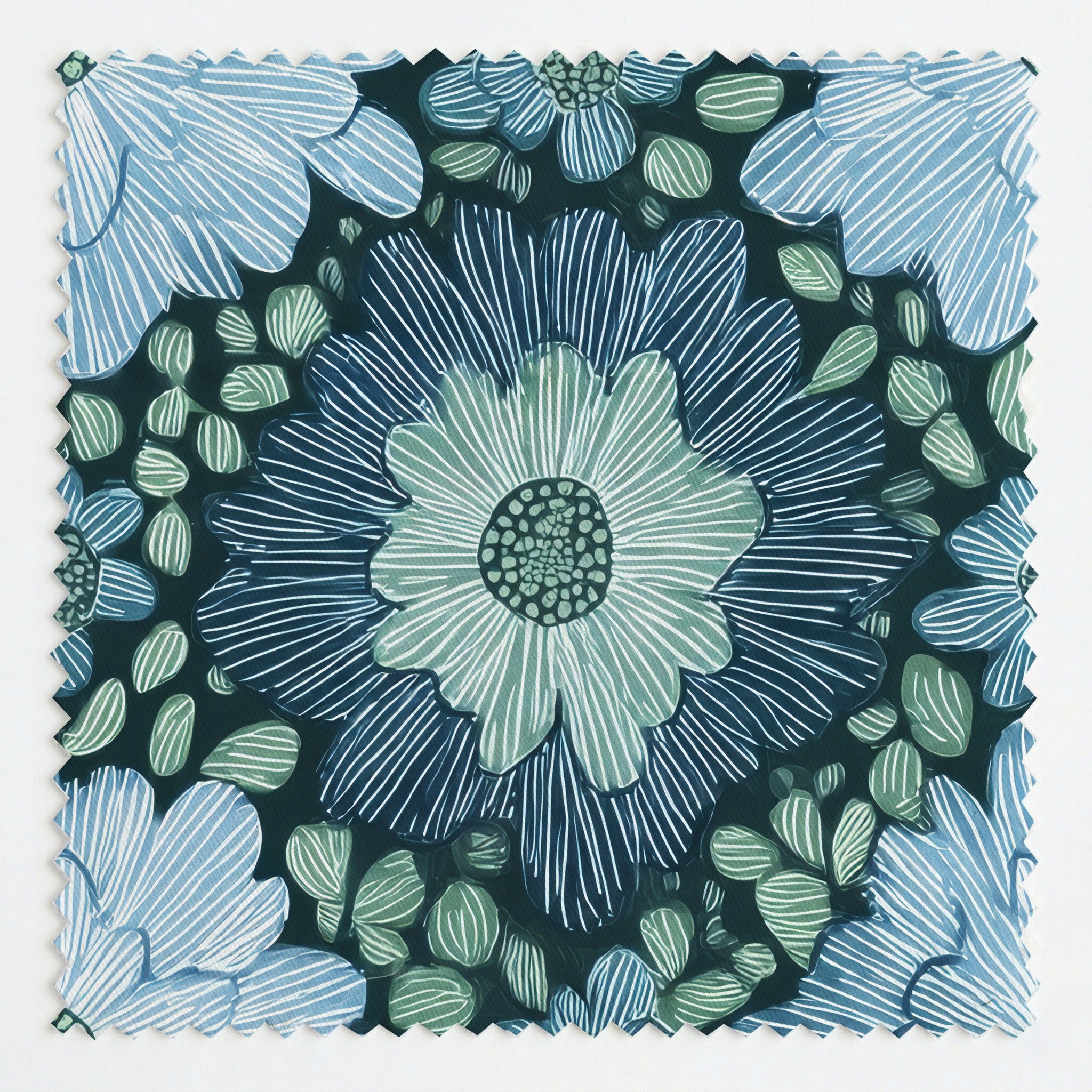 Coolmint Rain Fabric by the Yard