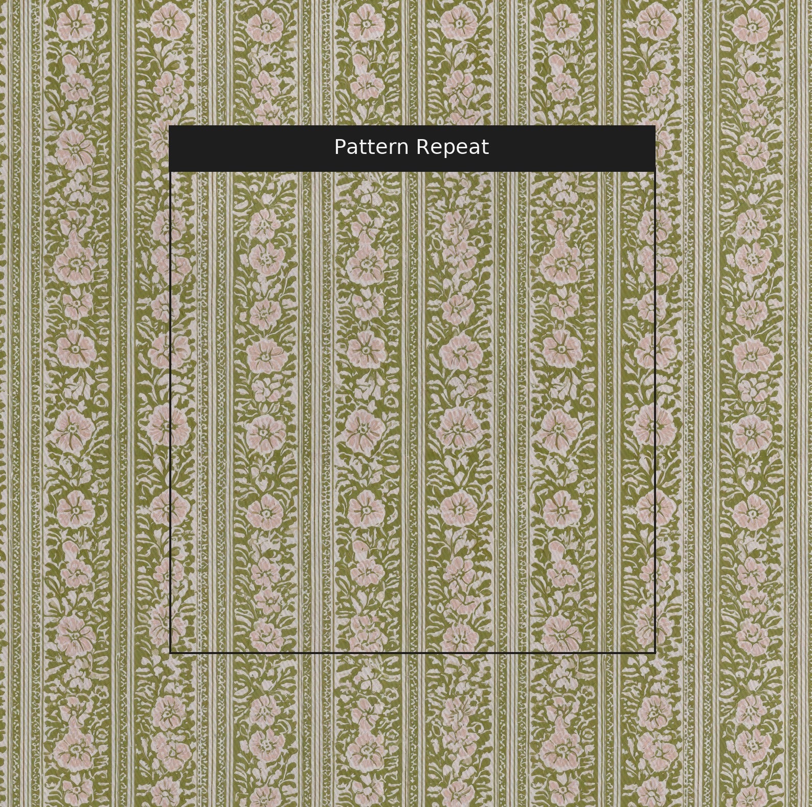 Morning Meadow Fabric by the Yard — pattern repeat