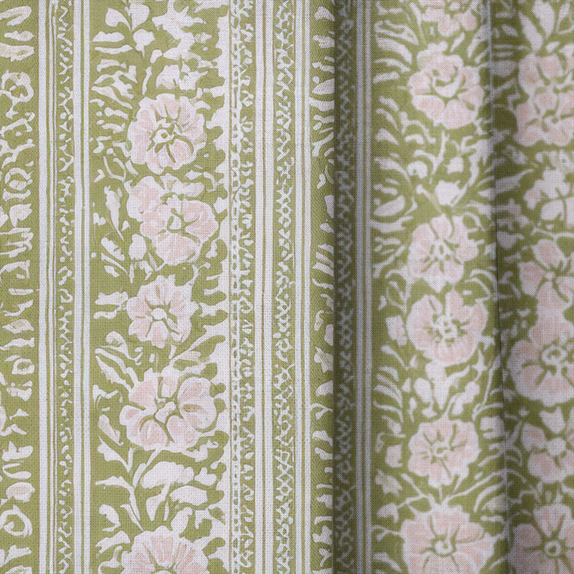 Morning Meadow - Drapery — close up