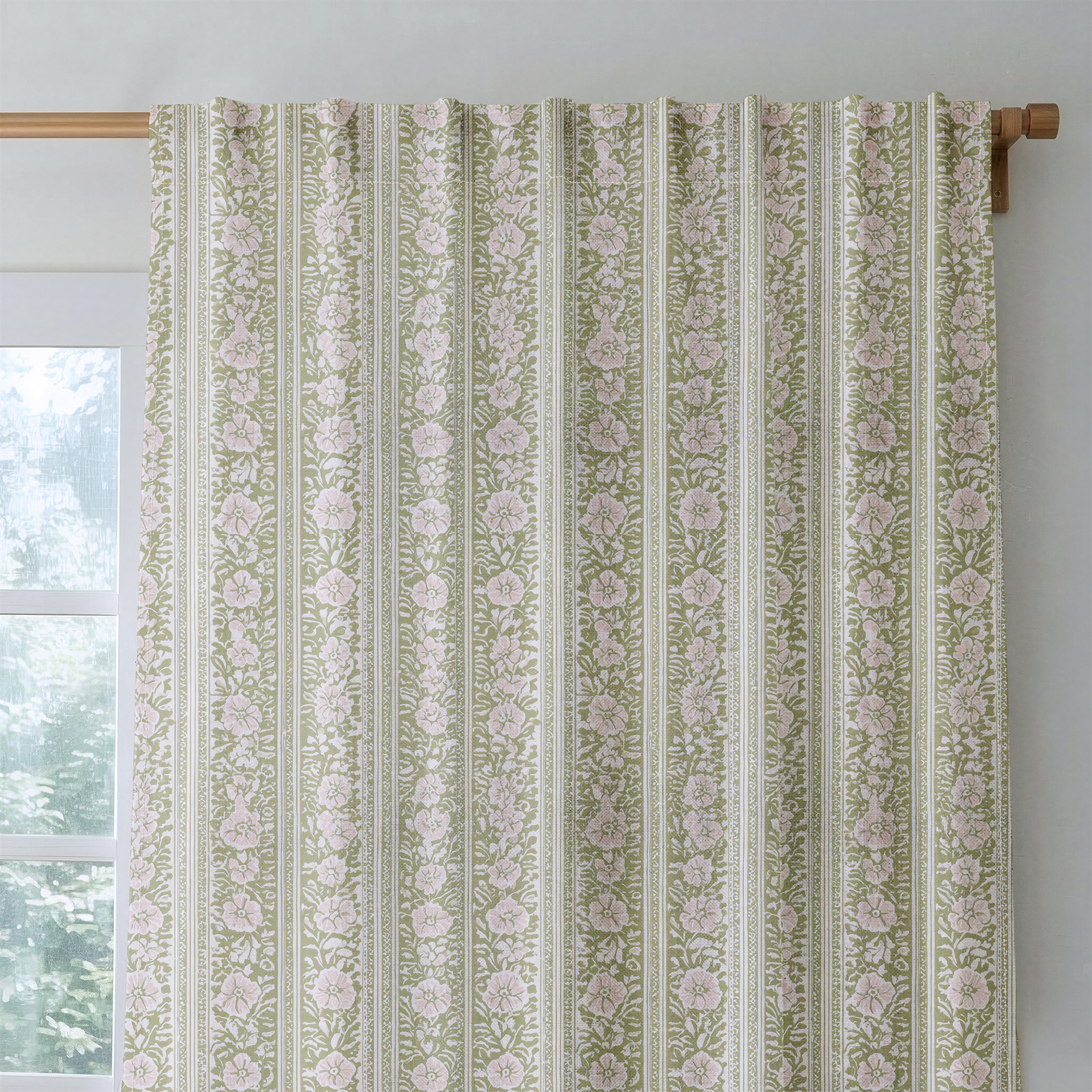 Morning Meadow - Drapery — rod