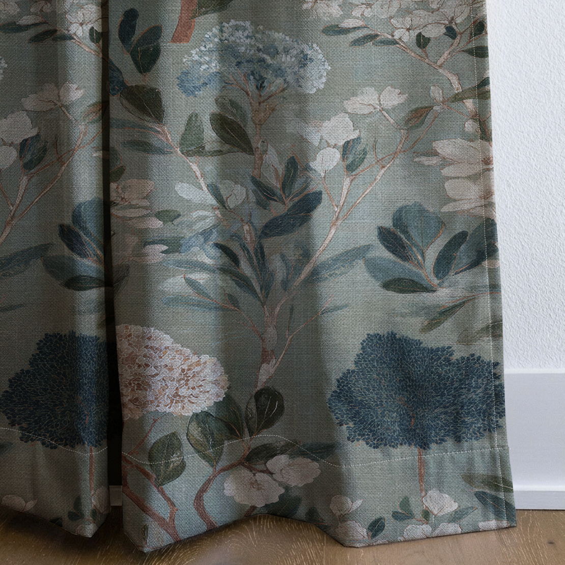 Curated Bouquet - Drapery — corner closeup