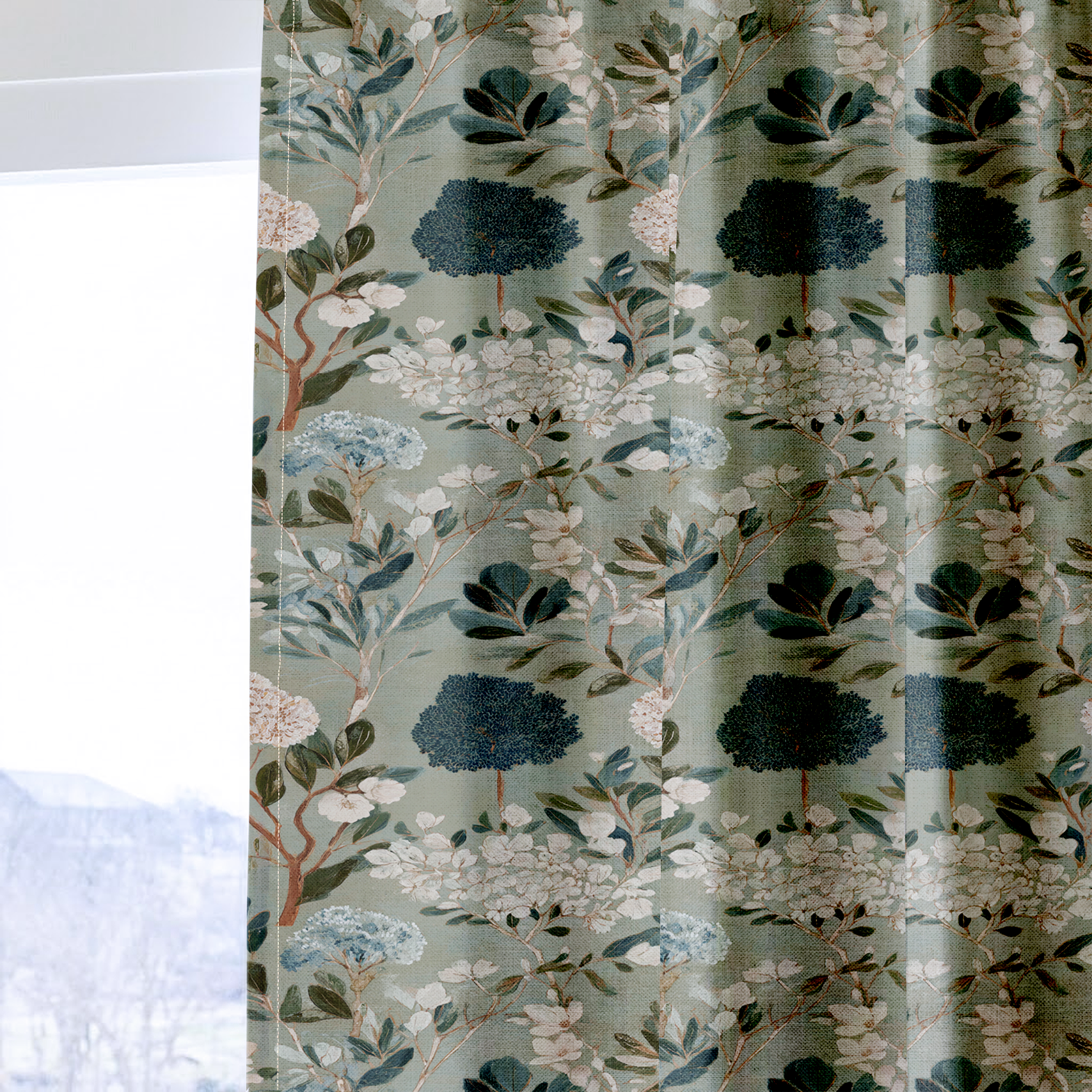 Curated Bouquet - Drapery — one panel