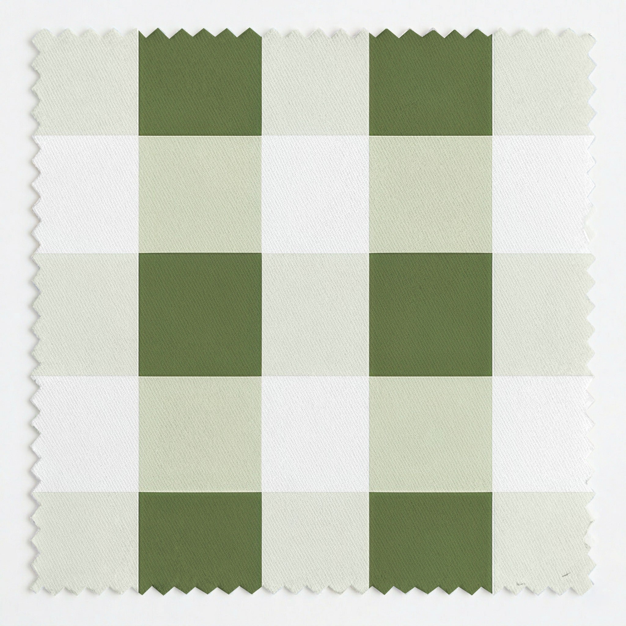 Sage Gingham Fabric by the Yard