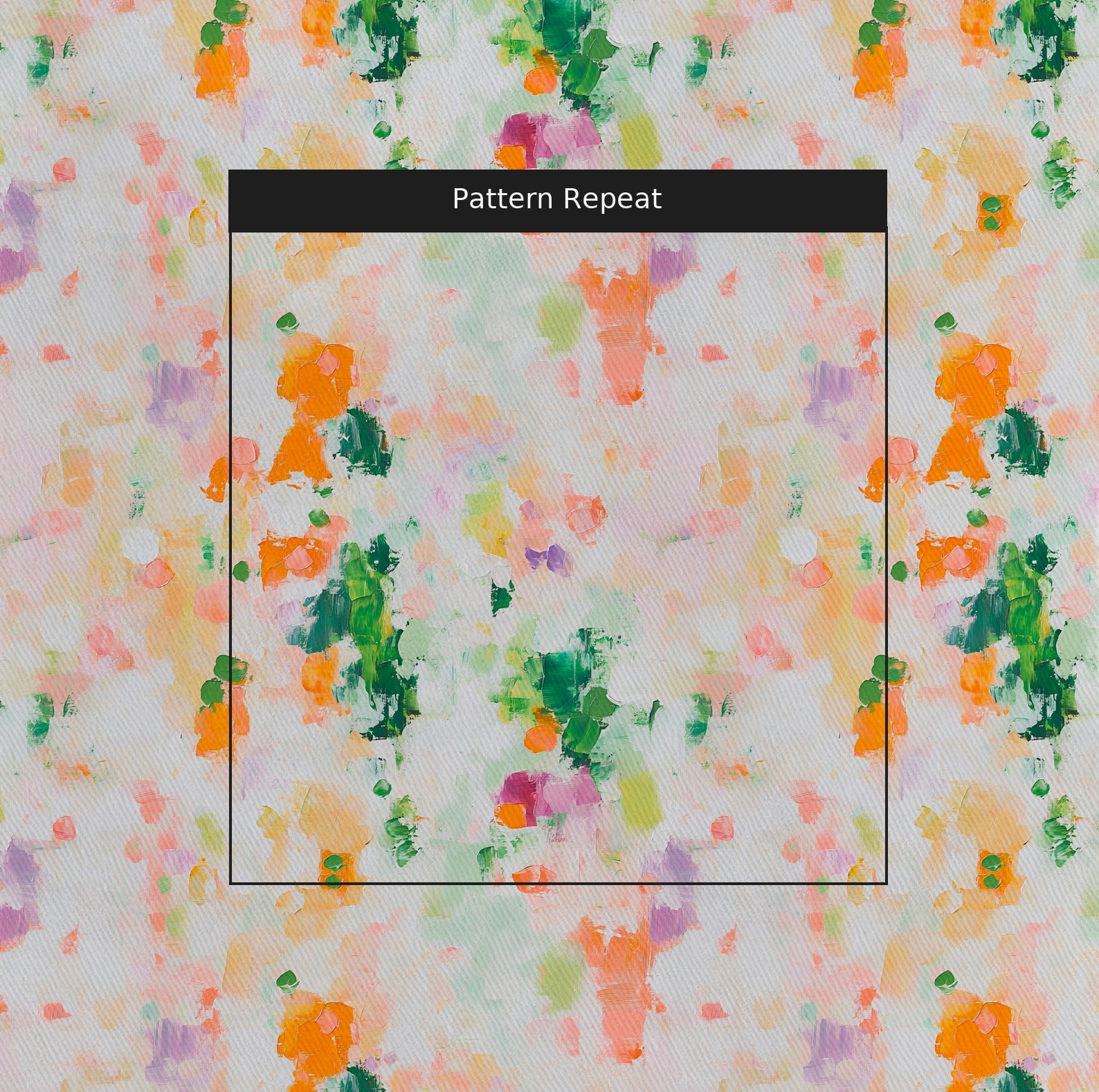 Clover Fabric by the Yard — pattern repeat
