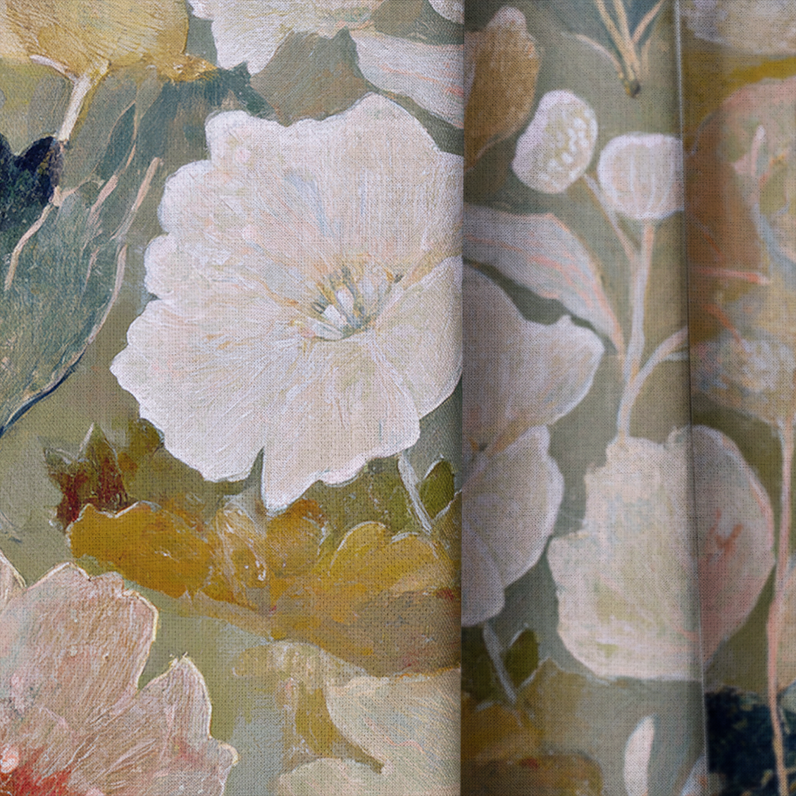 The Quiet Petal - Drapery — close up