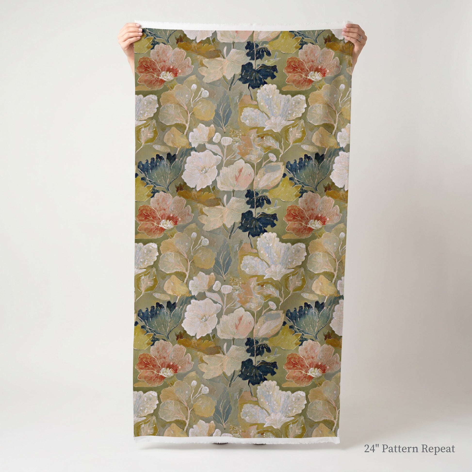 The Quiet Petal Fabric by the Yard