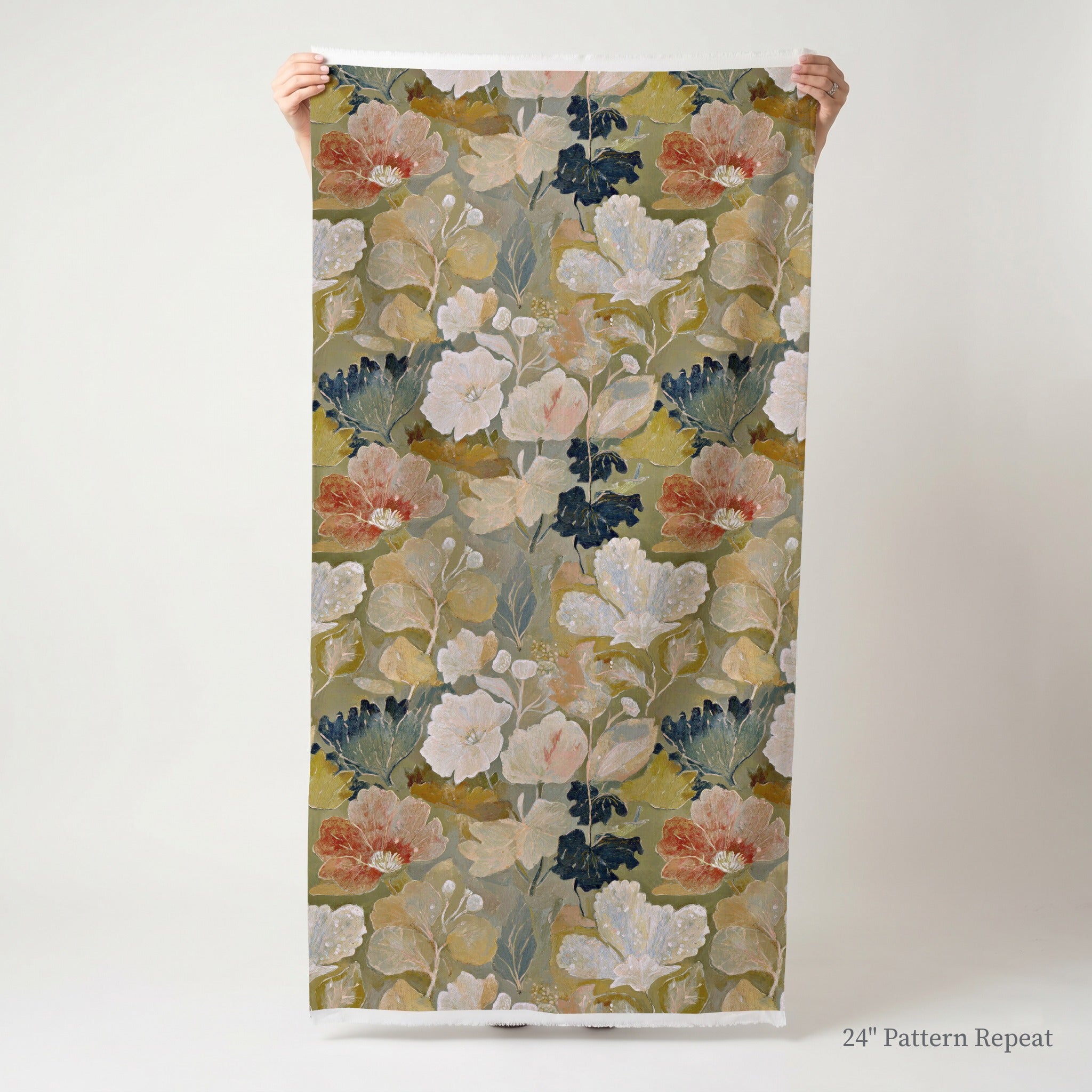 The Quiet Petal Fabric by the Yard