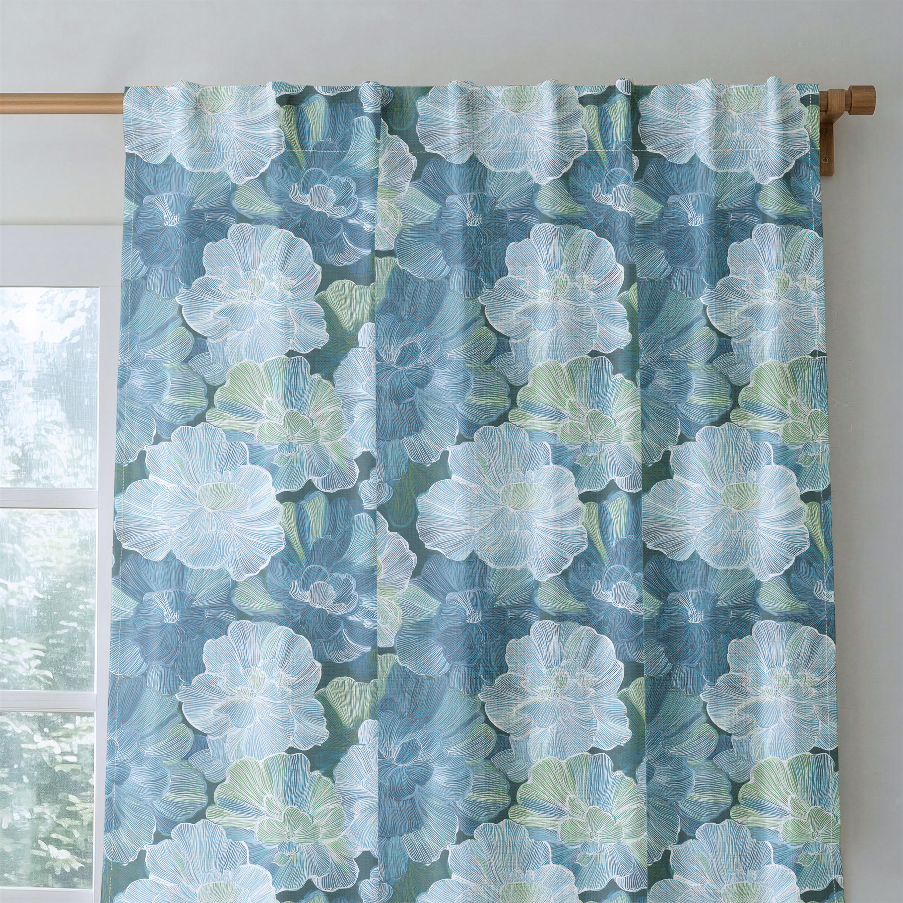 Hint of Lime - Drapery — rod