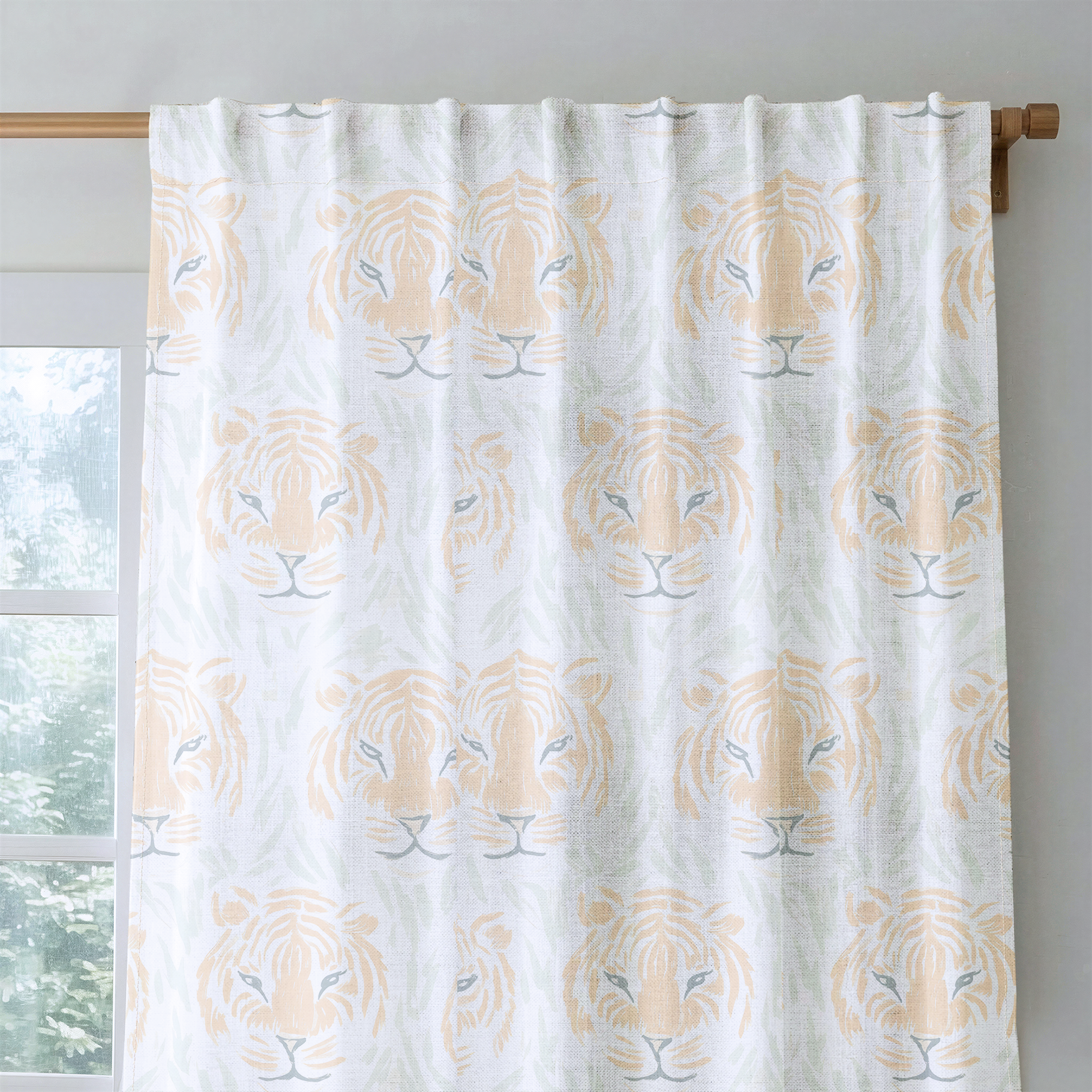 Tara Tigers - Drapery — rod