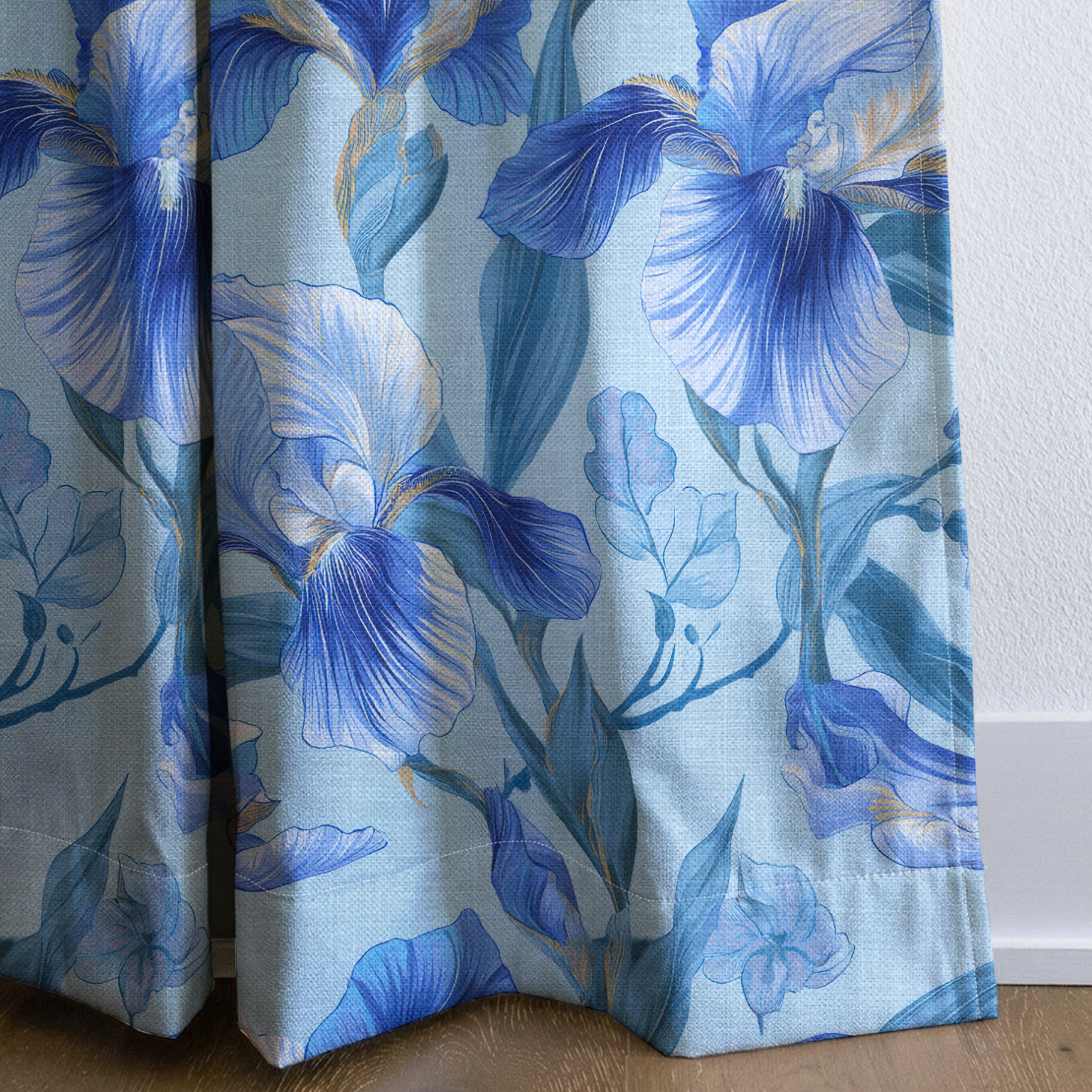 Blueberry Dream - Drapery — corner closeup