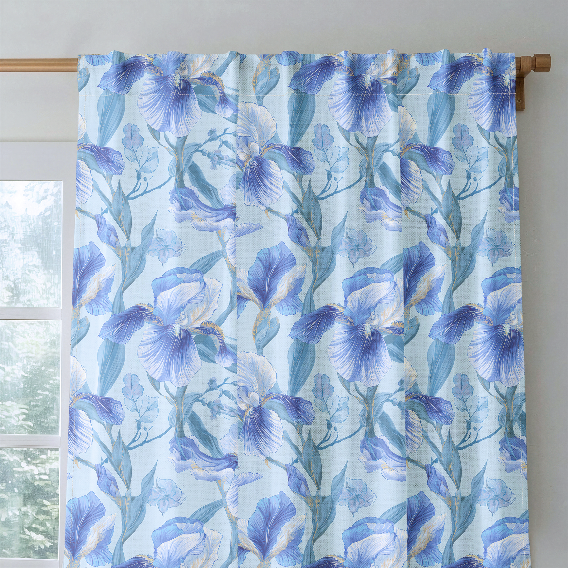 Blueberry Dream - Drapery — rod