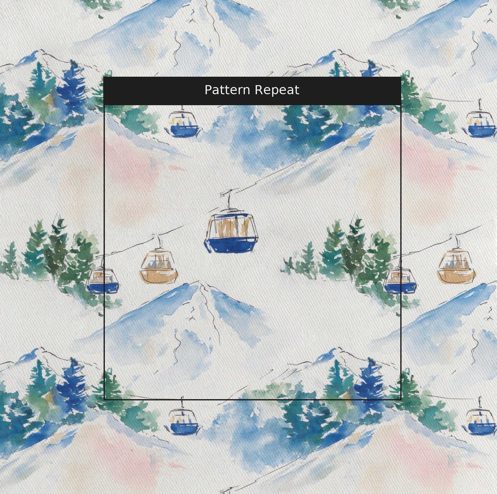 Telluride Fabric by the Yard — pattern repeat