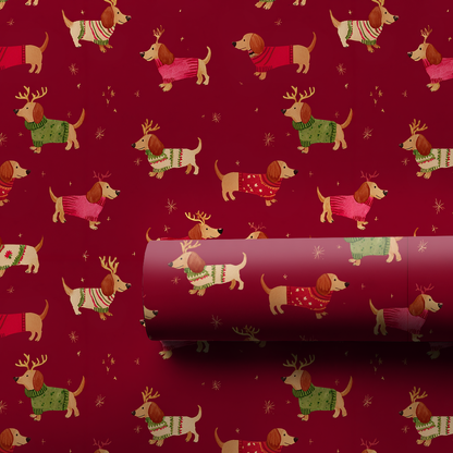 Pup in a Pullover - Wrapping Paper