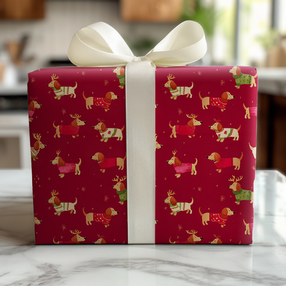 Pup in a Pullover - Wrapping Paper