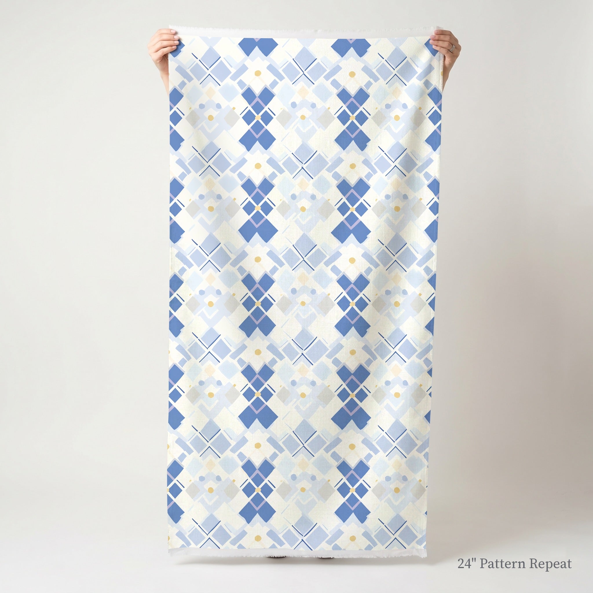 Brooke Blues Fabric by the Yard