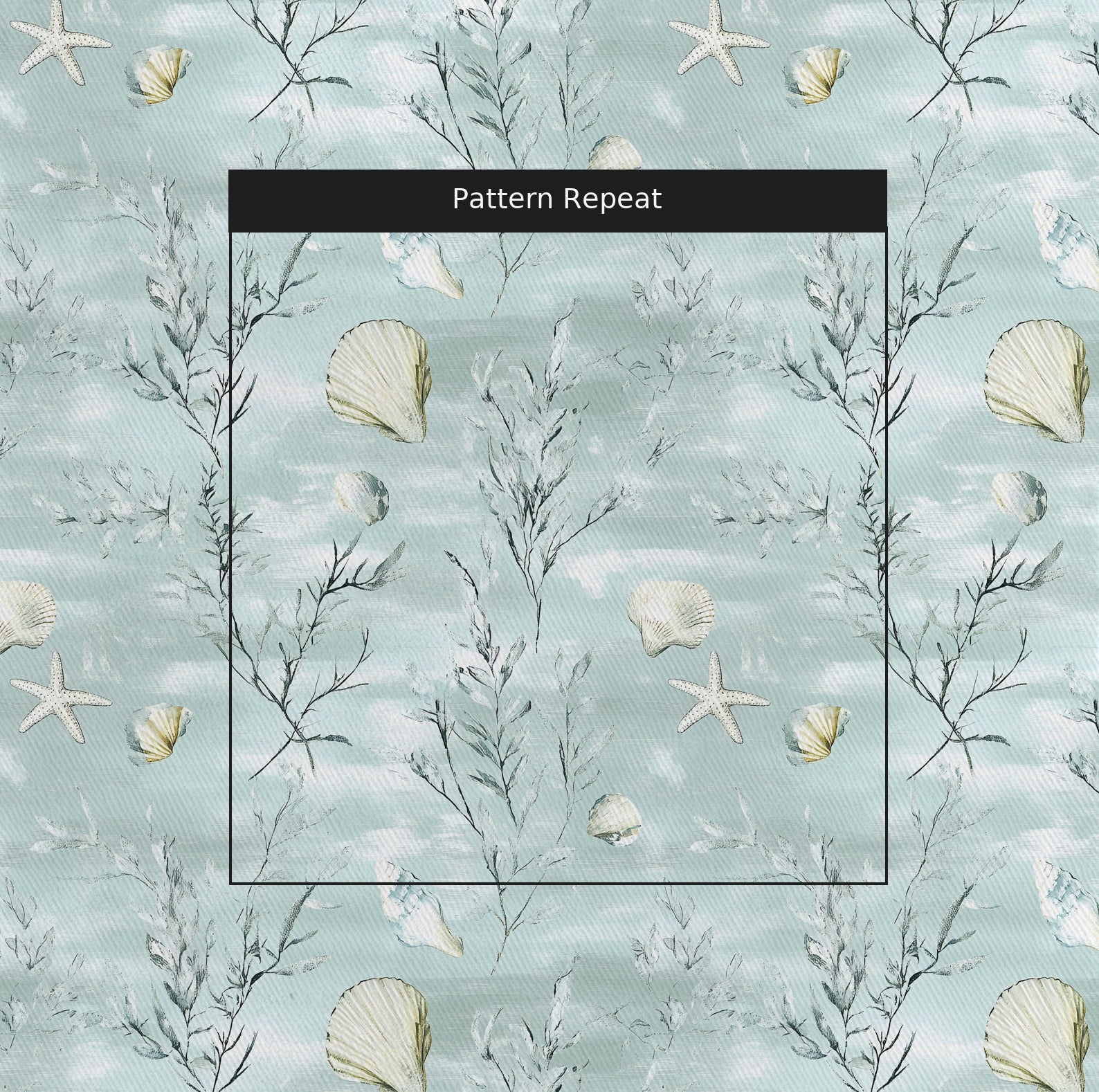 Whispers of Summer Fabric by the Yard — pattern repeat