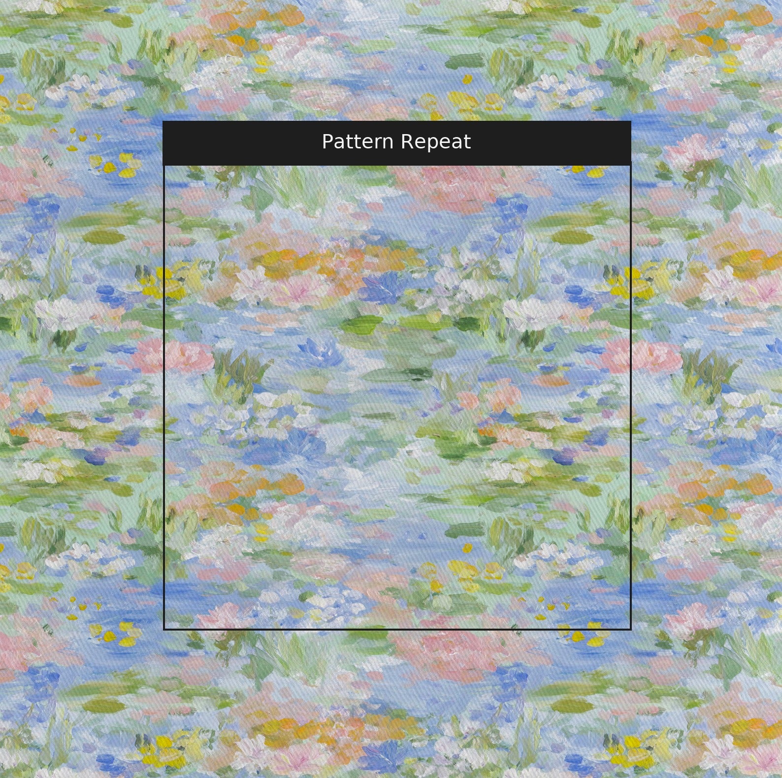Sugar Garden Fabric by the Yard — pattern repeat