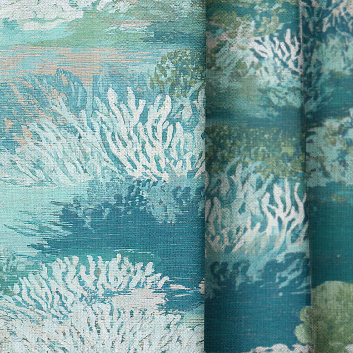 Atlantic Terrace - Drapery — close up