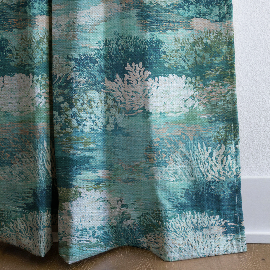 Atlantic Terrace - Drapery — corner closeup