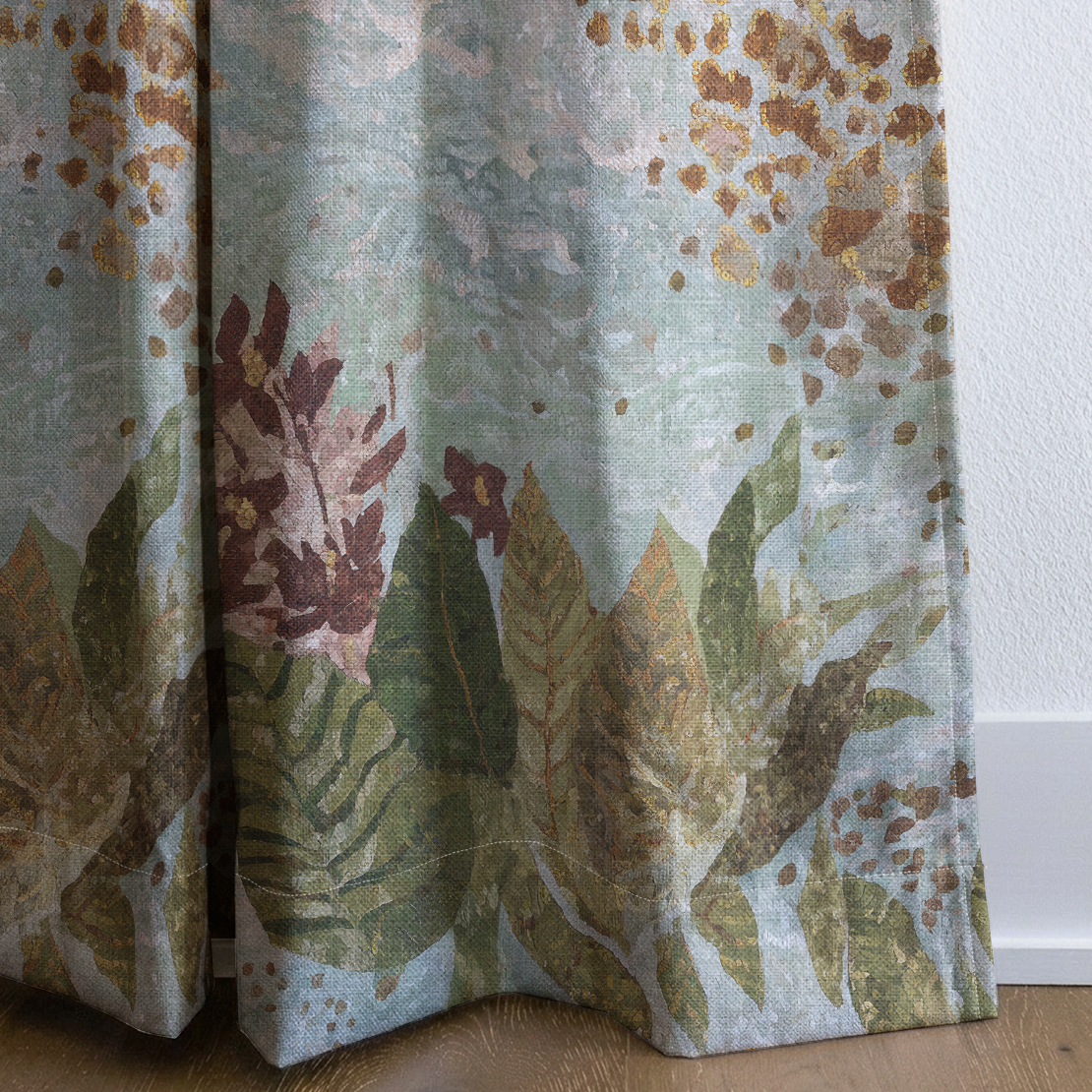 Ungathered - Drapery — corner closeup