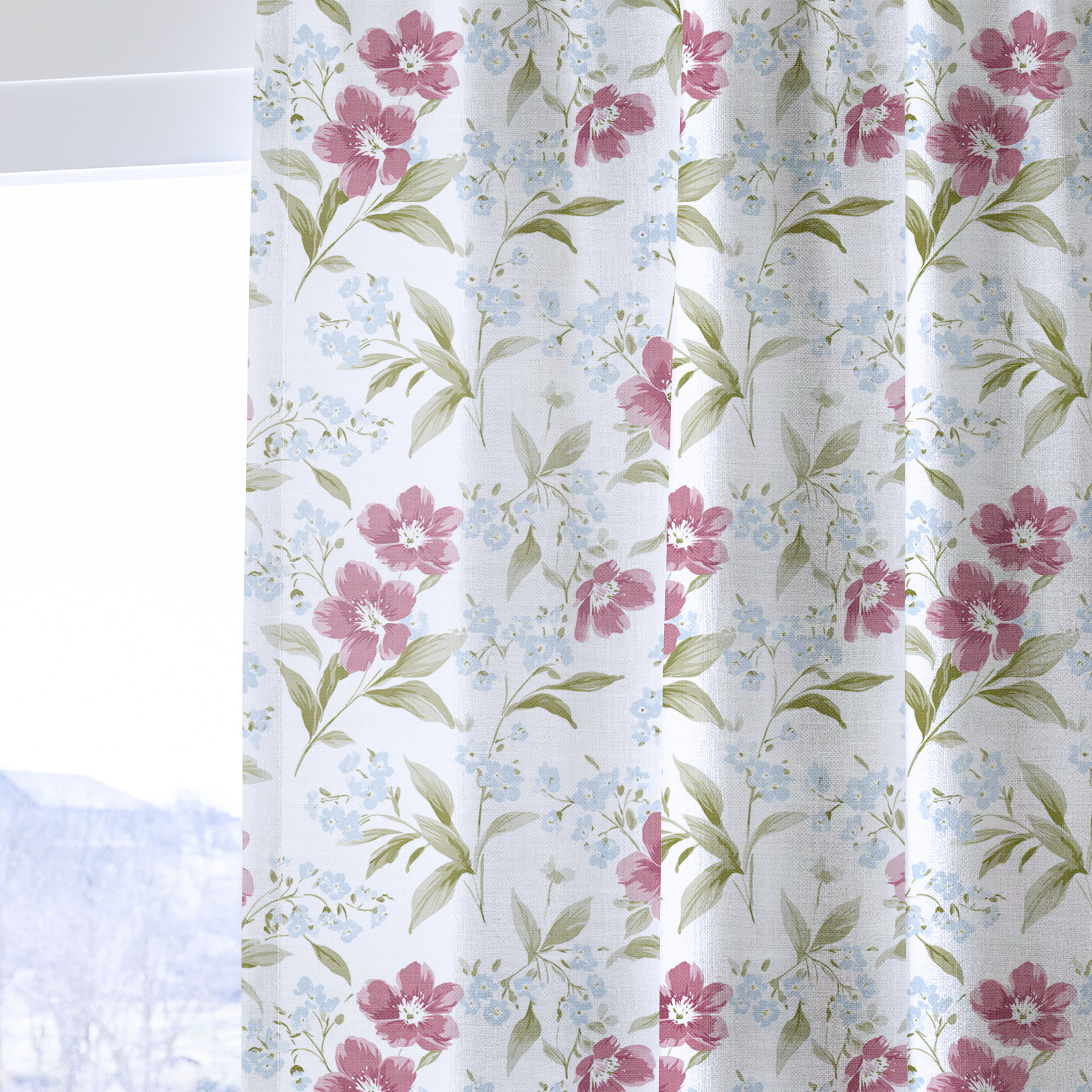 Wildflower Waltz - Drapery — one panel