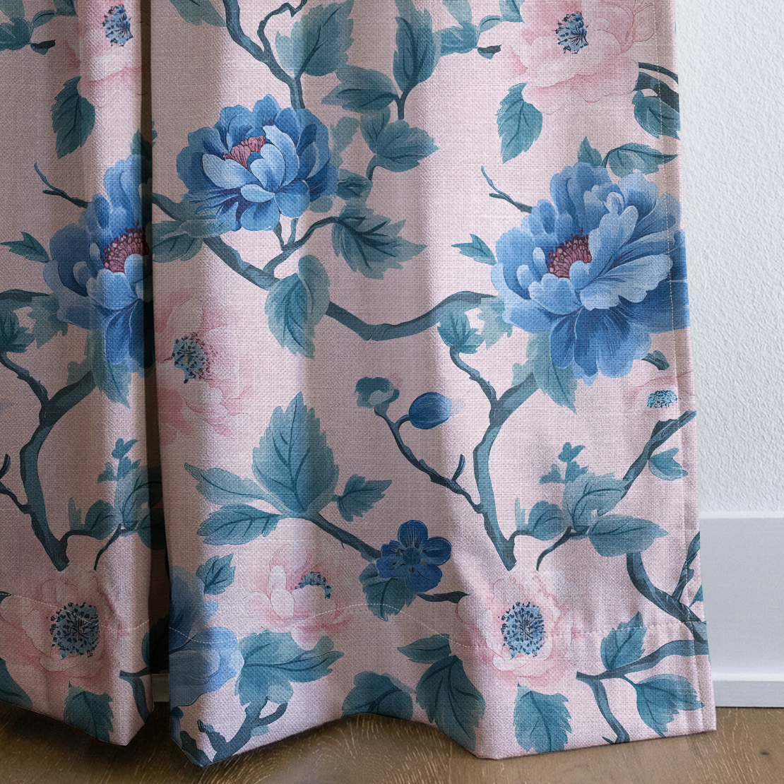 Softly Spoken - Drapery — corner closeup