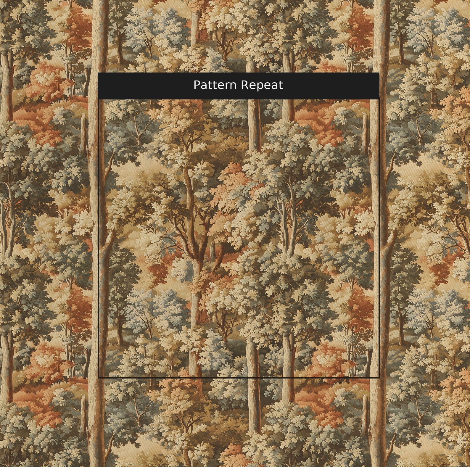 Under the Canopy Fabric by the Yard — pattern repeat