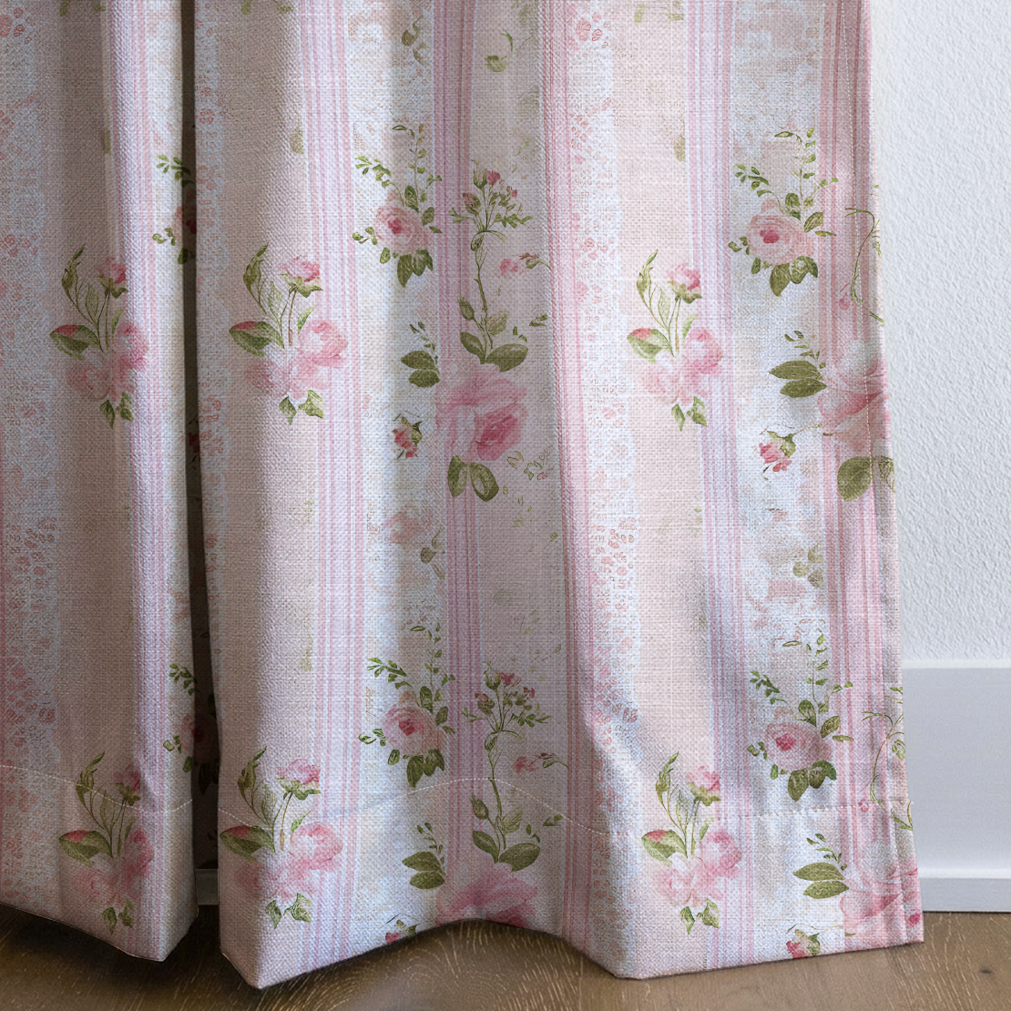 Ruth - Drapery — corner closeup