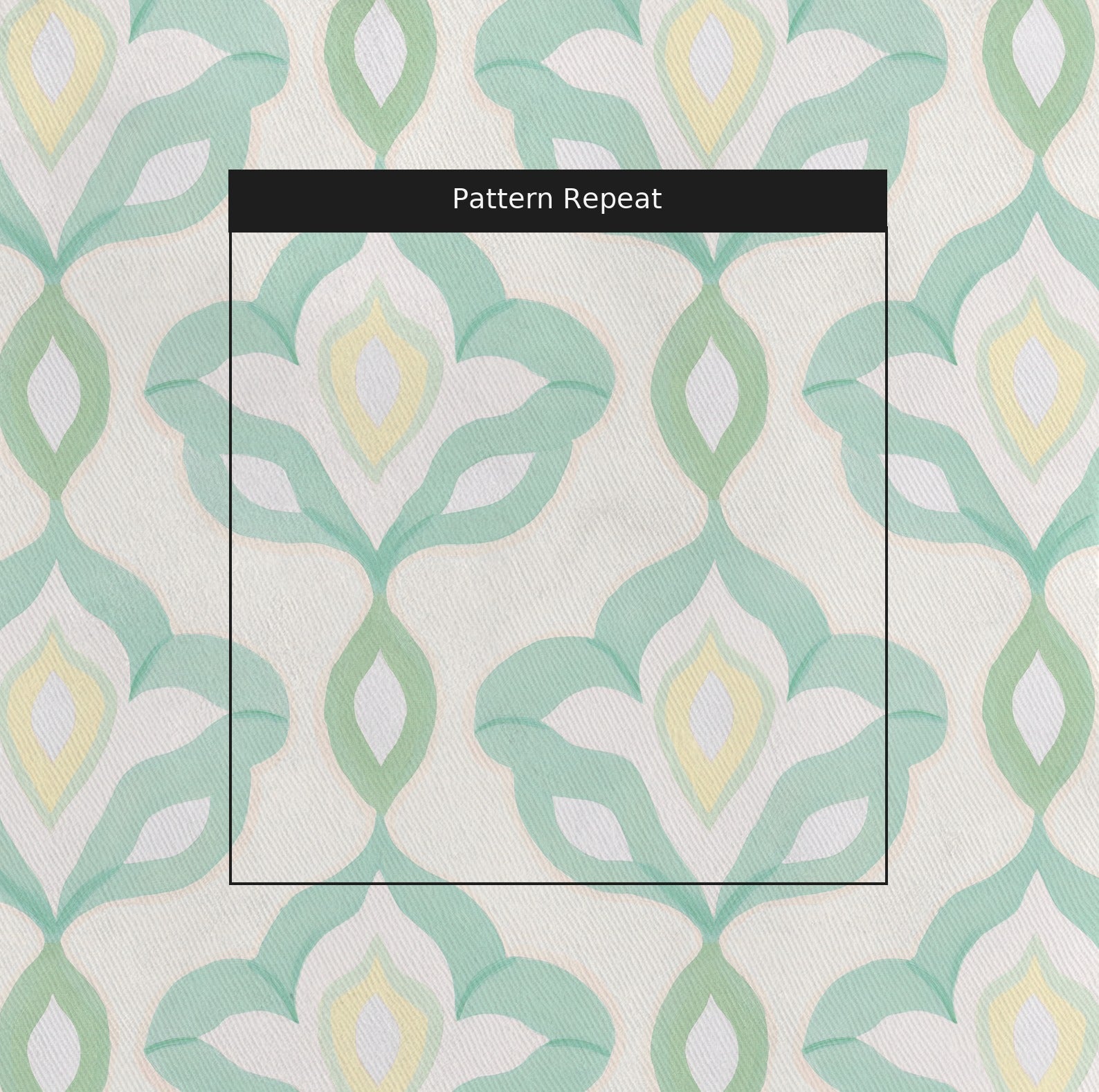Quiet Rainforest Fabric by the Yard — pattern repeat
