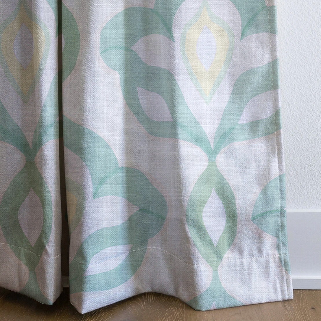 Quiet Rainforest - Drapery — corner closeup