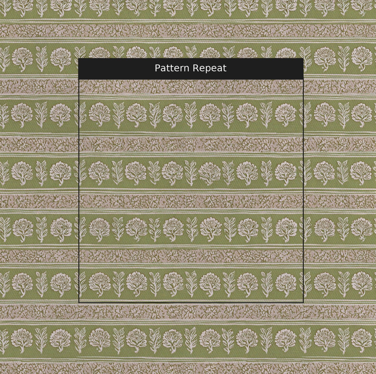 Bloommist Fabric by the Yard — pattern repeat