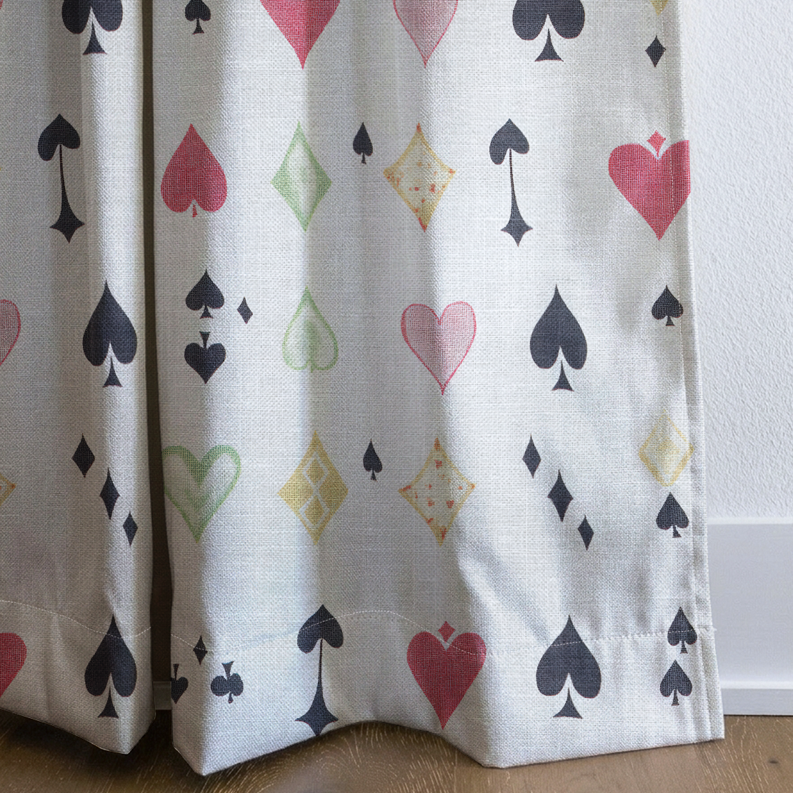 Luck of the Draw - Drapery — corner closeup