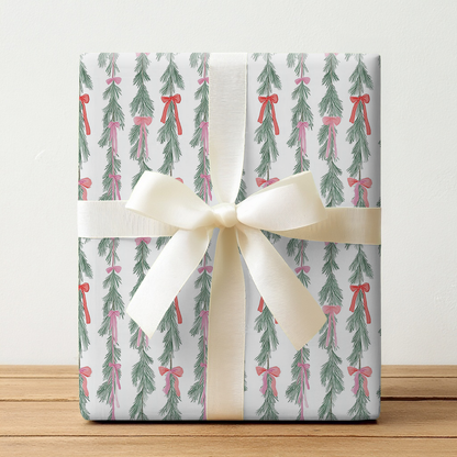 Bow Garland - Wrapping Paper