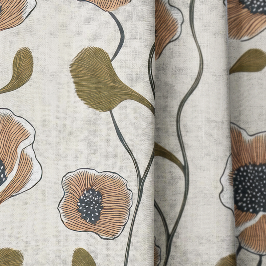 Jude - Drapery — close up