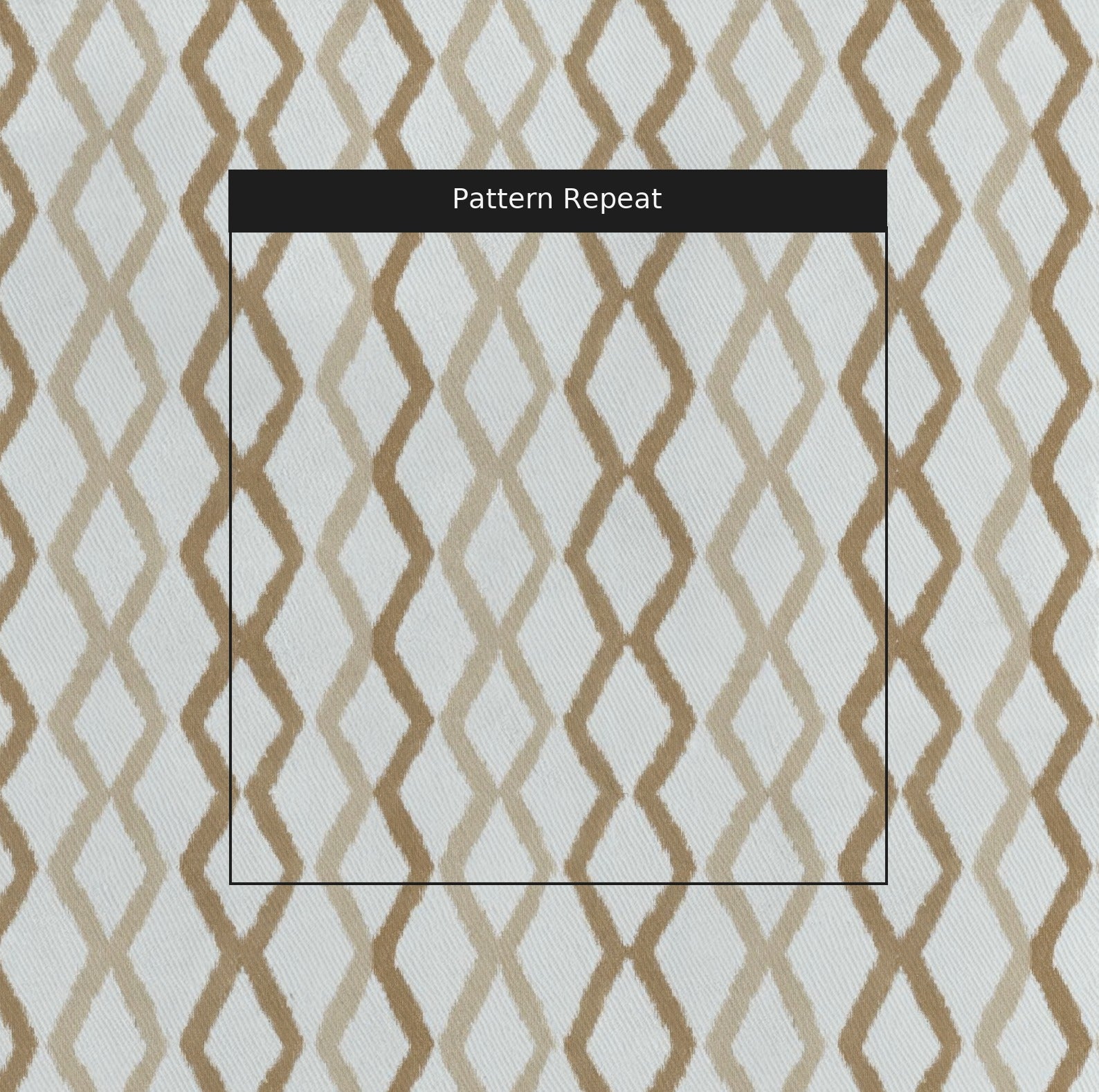 Braemar Trellis Fabric by the Yard — pattern repeat