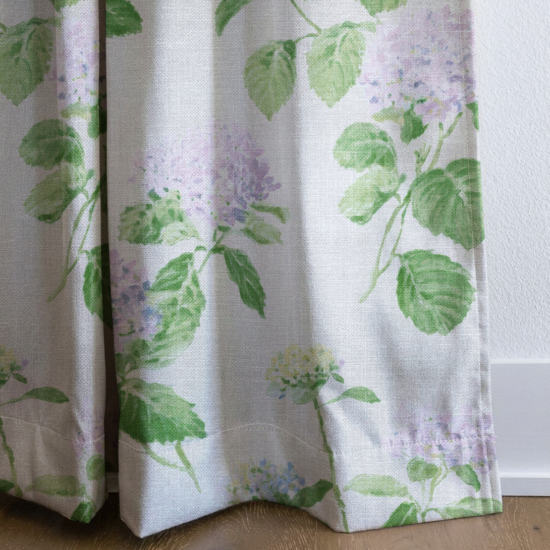 Georgia Woods - Drapery — corner closeup