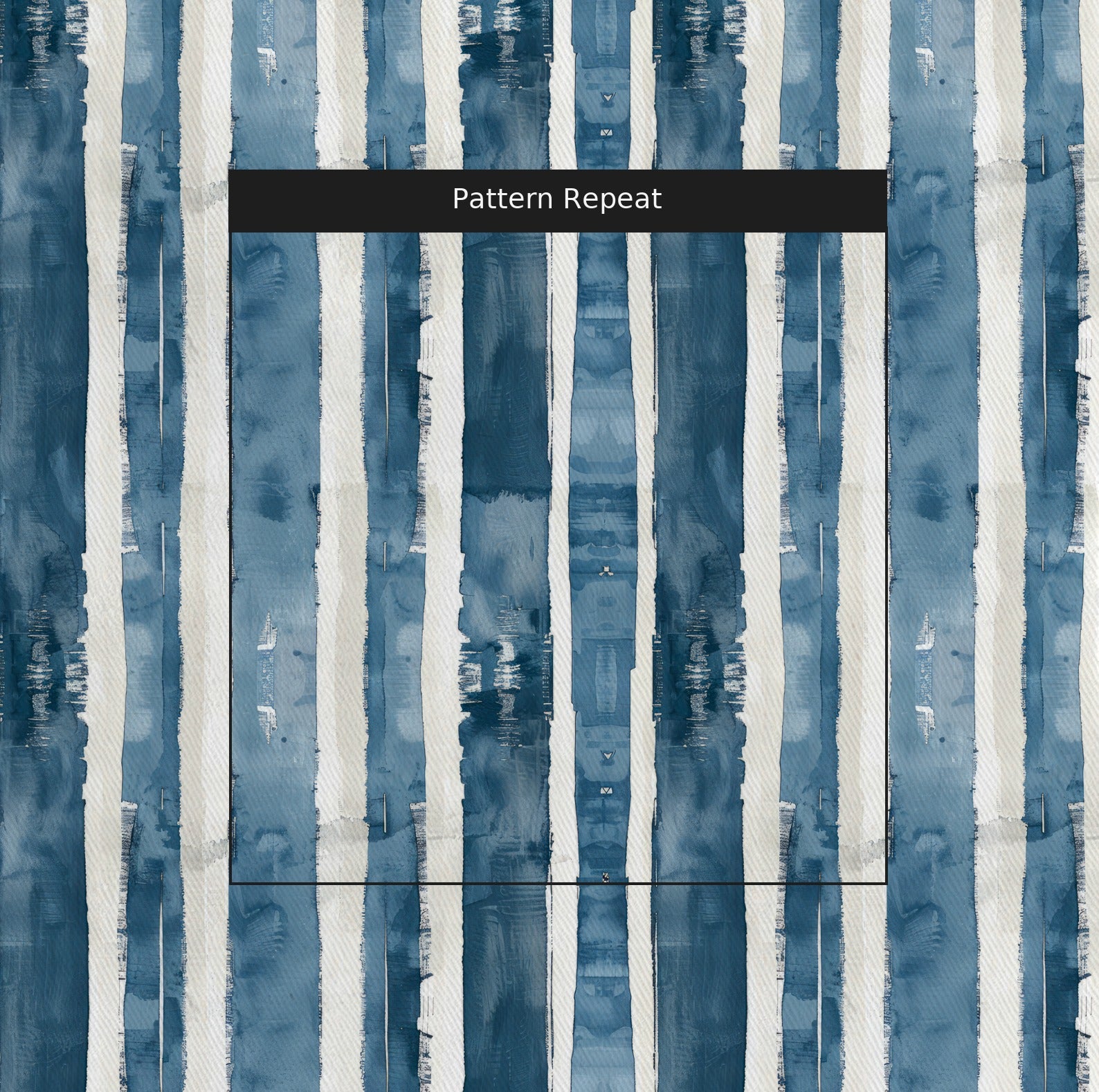 Blue Rhapsody Fabric by the Yard — pattern repeat