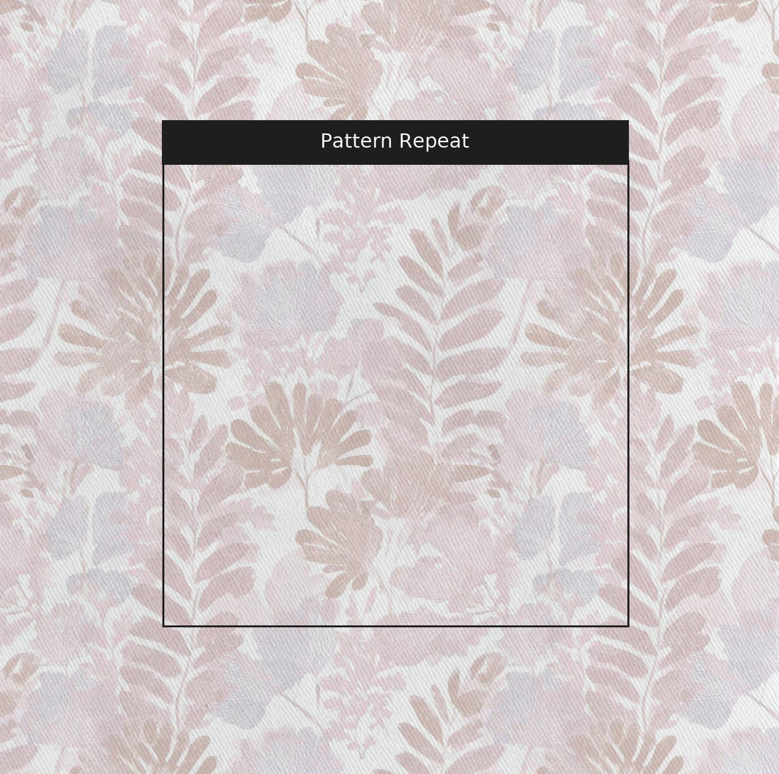 Rose Opalite Fabric by the Yard — pattern repeat