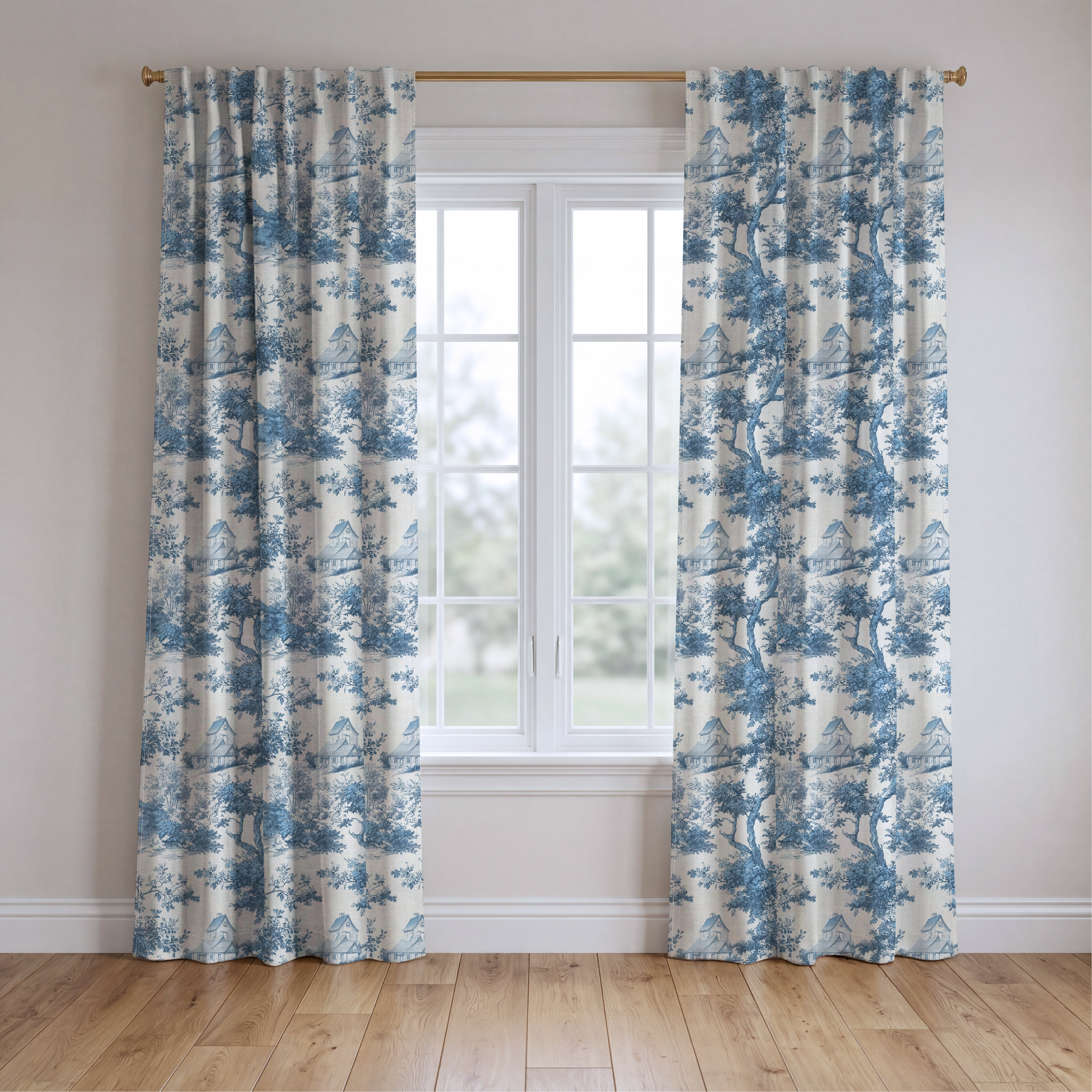 Penelope Lane - Drapery — two panels
