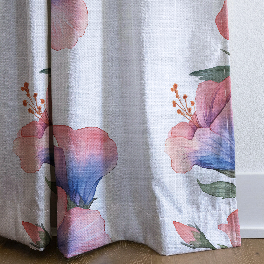 Benedict - Drapery — corner closeup