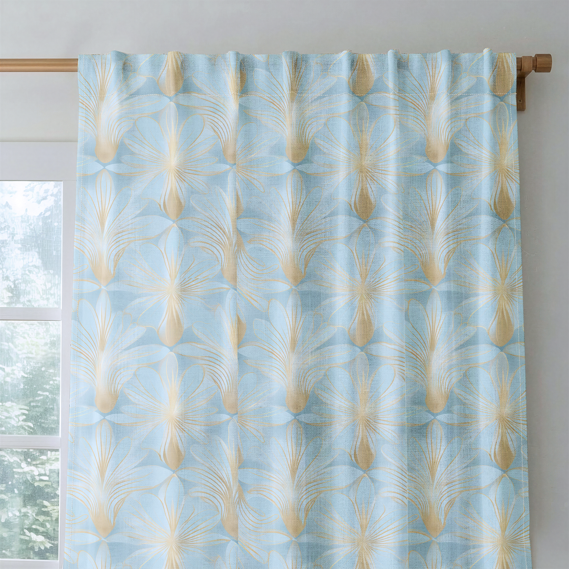 Skylight Gold - Drapery — rod