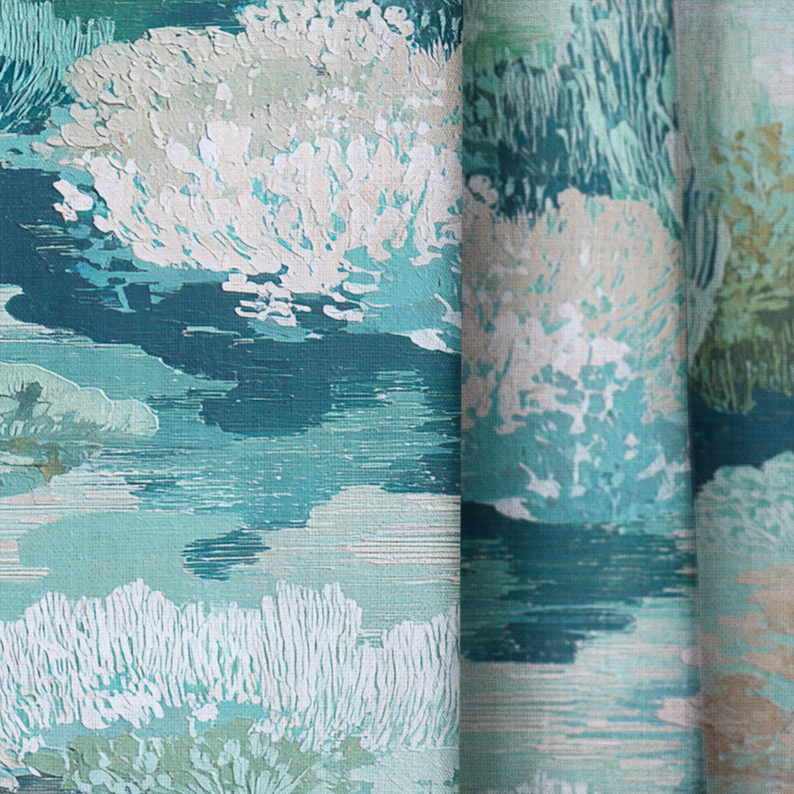Mariners Court - Drapery — close up
