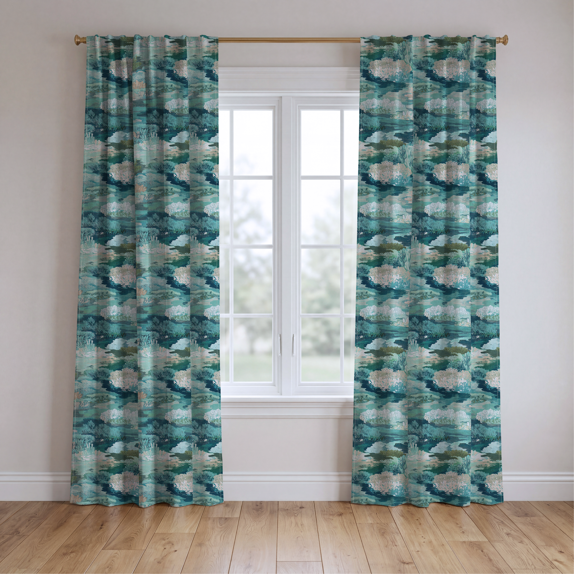 Mariners Court - Drapery — two panels