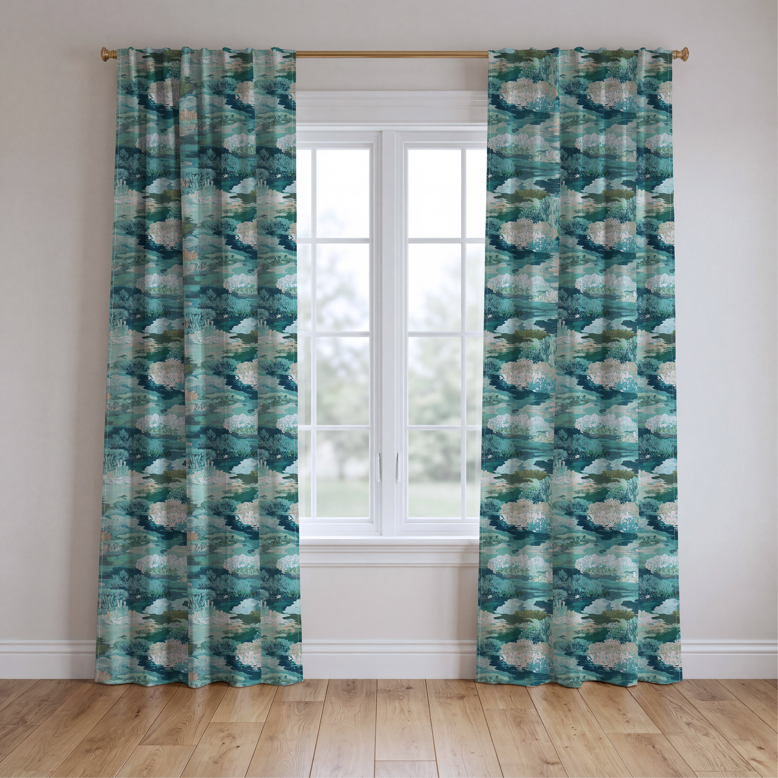 Mariners Court - Drapery — two panels