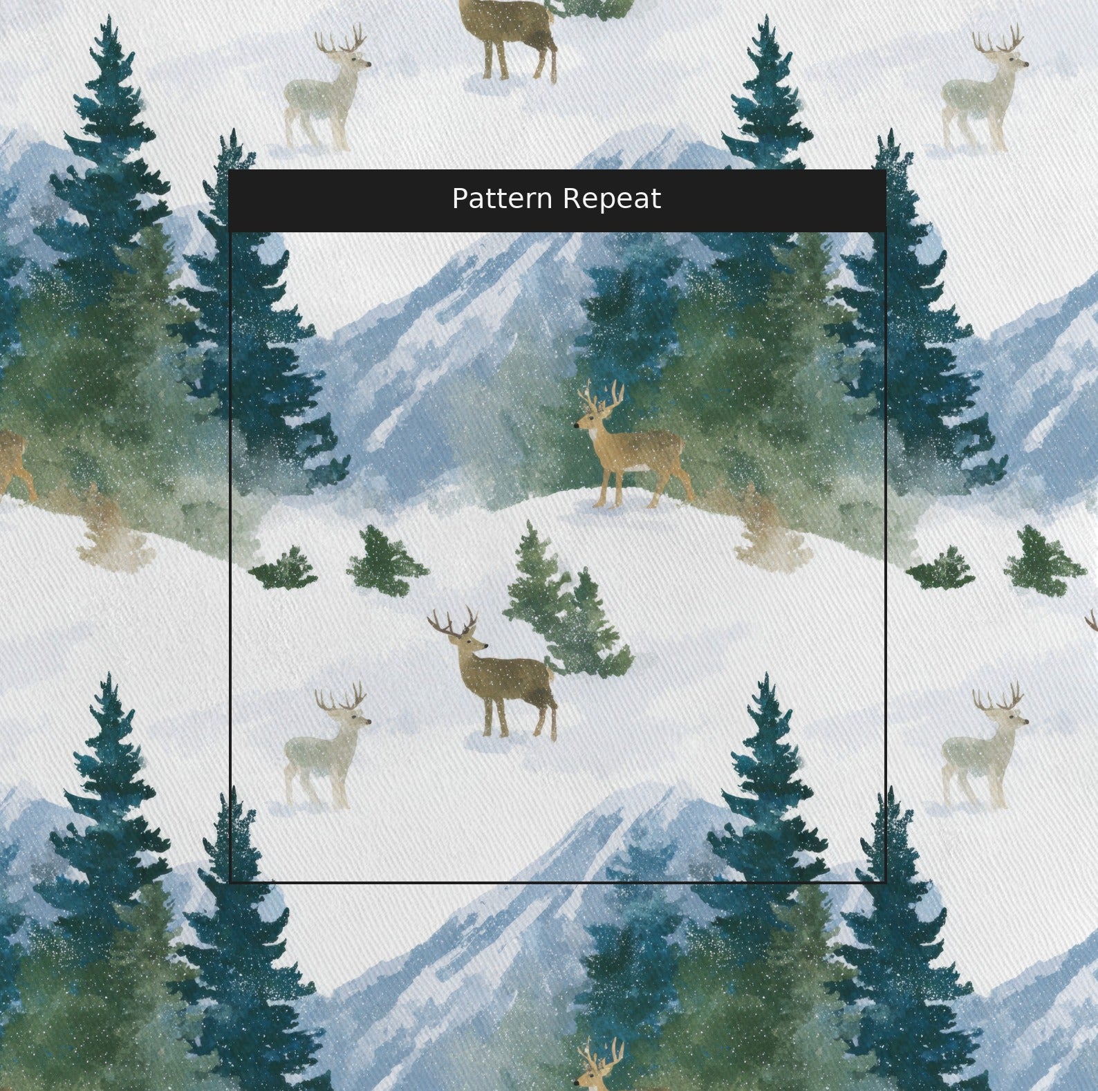 Front Range Fabric by the Yard — pattern repeat