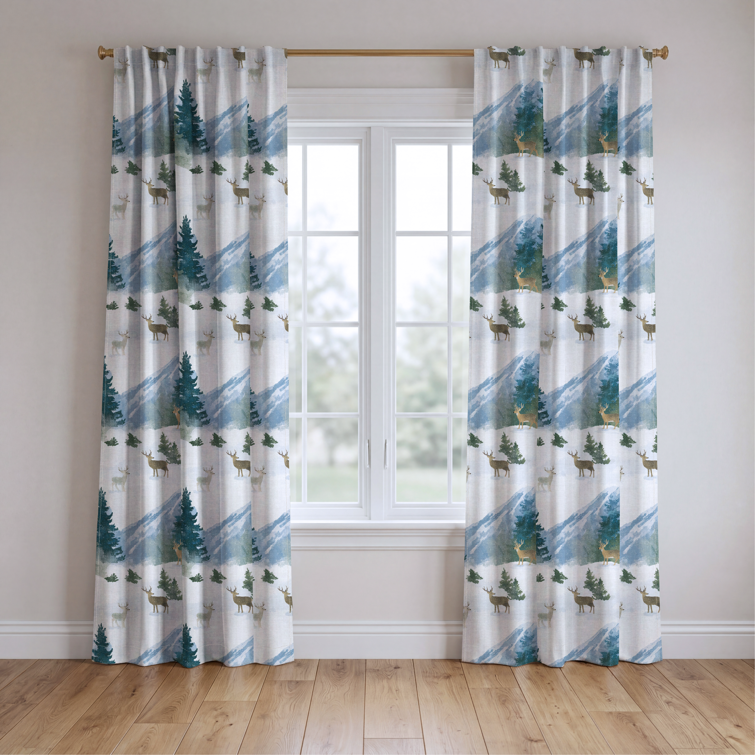 Front Range - Drapery — two panels